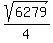sqrt%286279%29%2F4