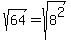 sqrt%2864%29+=+sqrt%288%5E2%29