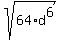 sqrt%2864%2Ad%5E6%29