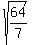sqrt%2864%2F7%29