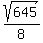 sqrt%28645%29%2F8