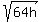 sqrt%2864h%29