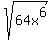 sqrt%2864x%5E6%29