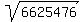 sqrt%286625476%29