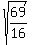 sqrt%2869%2F16%29