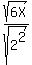 sqrt%286X%29%2Fsqrt%282%5E2%29