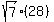 sqrt%287%29%2828%29