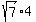 sqrt%287%29%2A4