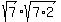 sqrt%287%29%2Asqrt%287%2A2%29
