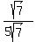sqrt%287%29%2F%285sqrt%287%29%29