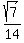 sqrt%287%29%2F14