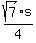 sqrt%287%29s%2F4