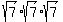 sqrt%287%29sqrt%287%29sqrt%287%29