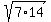 sqrt%287%2A14%29