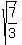 sqrt%287%2F3%29