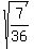 sqrt%287%2F36%29