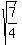 sqrt%287%2F4%29