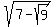 sqrt%287-sqrt%289%29%29