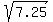 sqrt%287.25%29