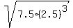 sqrt%287.5%282.5%29%5E3%29