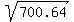 sqrt%28700.64%29