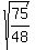 sqrt%2875%2F48%29