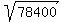 sqrt%2878400%29