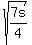 sqrt%287s%2F4%29