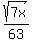 sqrt%287x%29%2F63%29