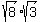 sqrt%288%29%2Asqrt%283%29