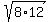 sqrt%288%2A12%29