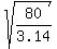 sqrt%2880%2F3.14%29