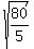 sqrt%2880%2F5%29