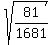 sqrt%2881%2F1681%29