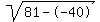 sqrt%2881--40%29