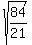 sqrt%2884%2F21%29