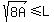 sqrt%288A%29%3C=L