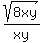 sqrt%288xy%29%2Fxy