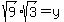 sqrt%289%29%2Asqrt%283%29=y