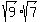 sqrt%289%29%2Asqrt%287%29