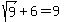 sqrt%289%29%2B6=9