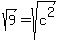 sqrt%289%29=sqrt%28c%5E2%29