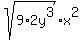 sqrt%289%2A2y%5E3%29x%5E2