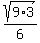 sqrt%289%2A3%29%2F6