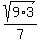 sqrt%289%2A3%29%2F7