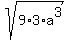 sqrt%289%2A3%2Aa%5E3%29