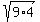 sqrt%289%2A4%29