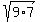 sqrt%289%2A7%29