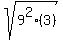 sqrt%289%5E2%283%29%29
