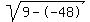 sqrt%289--48%29